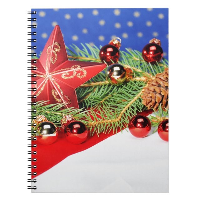 Carnet Motif de Noël (Devant)