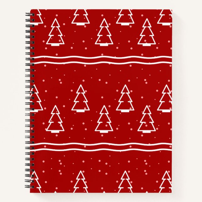 Carnet Motif de Noël 116 (Devant)