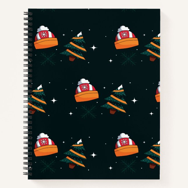 Carnet Motif de Noël 91 (Devant)
