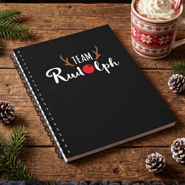 Carnet Motif de Noël de l'équipe Rudolph (Créateur téléchargé)
