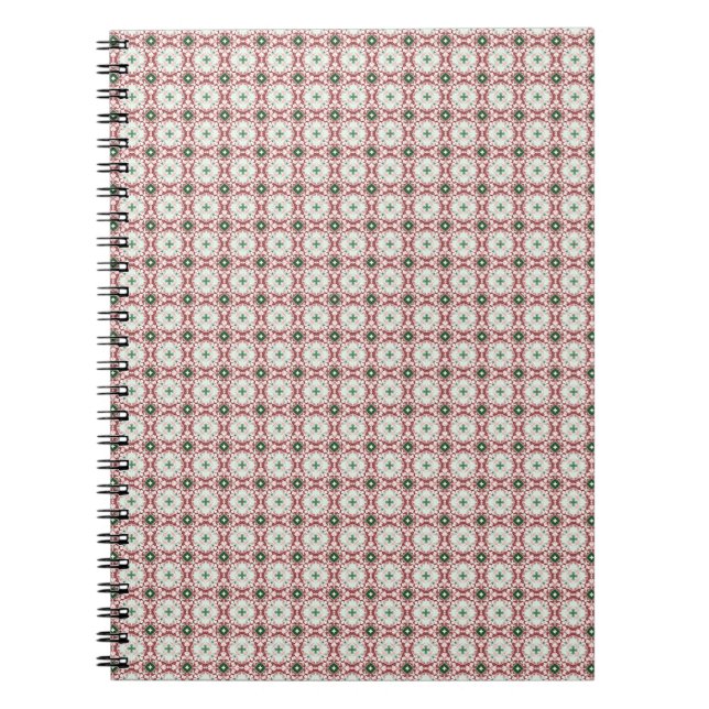 Carnet Motif de Noël délicat et complexe funky et festif (Devant)