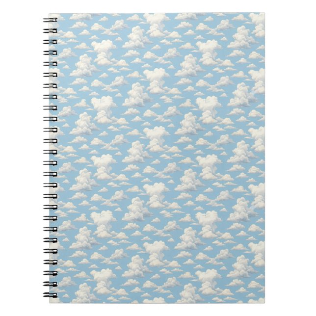 Carnet Motif de nuage  (Devant)