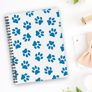 Carnet Motif De Pailles, Paniers De Chien, Paniers Bleus