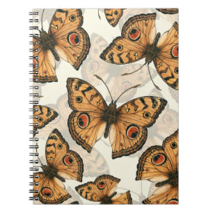 Carnet Motif de papillon paon
