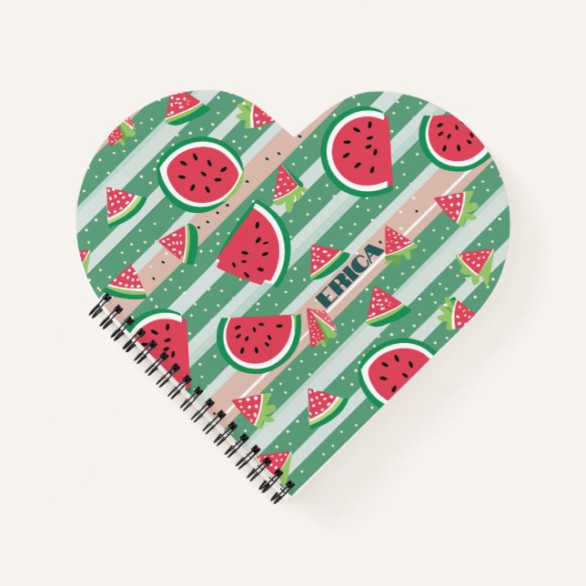 Carnet Motif de pastèque (Devant)