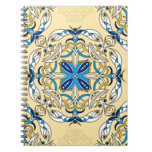 Carnet Motif de patchwork vintage abstrait et transparent
