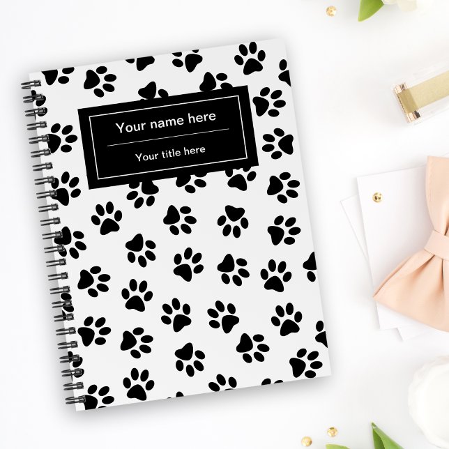 Carnet Motif De Pâtes, Paniers De Chien, Paniers De Chat, (Créateur téléchargé)