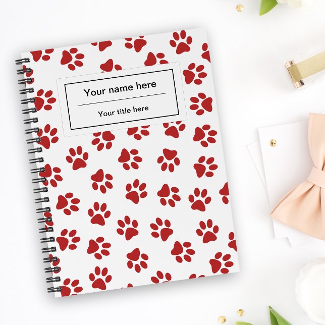 Carnet Motif De Pâtes, Patrouilles De Chien, Paws De Chat (Créateur téléchargé)