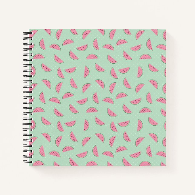 Carnet Motif de peinture de fruits tropicaux (Devant)