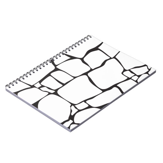 Carnet Motif de pierre abstrait moderne (Côté gauche)