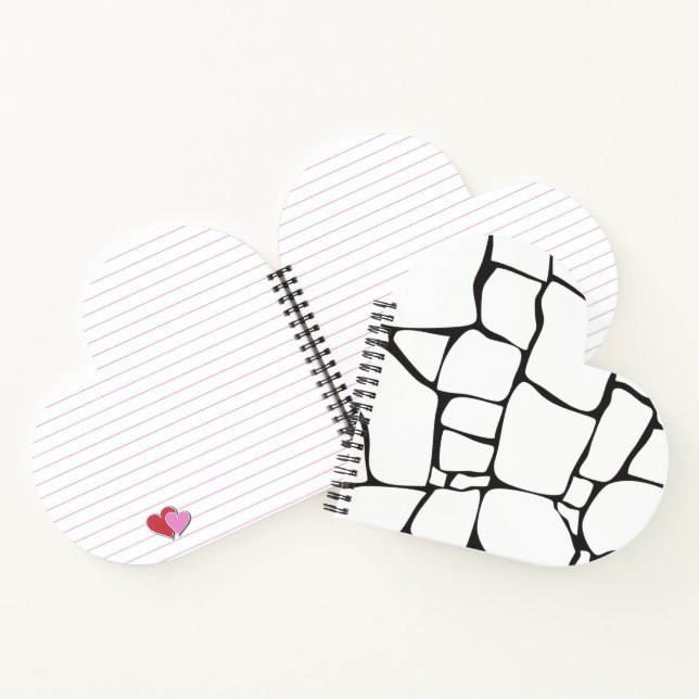 Carnet Motif de pierre abstrait moderne (Intérieur)