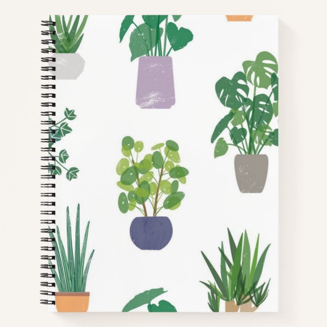 Carnet Motif de plante (Devant)