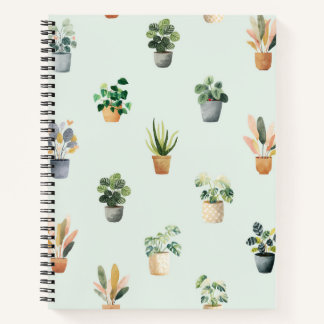 Carnet Motif de plante d'intérieur Botanique Conception d