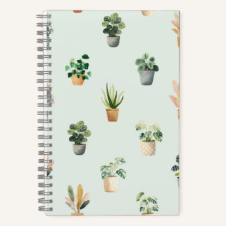Carnet Motif de plante d'intérieur Botanique Conception d