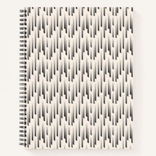 Carnet Motif de pluie moderne (Devant)