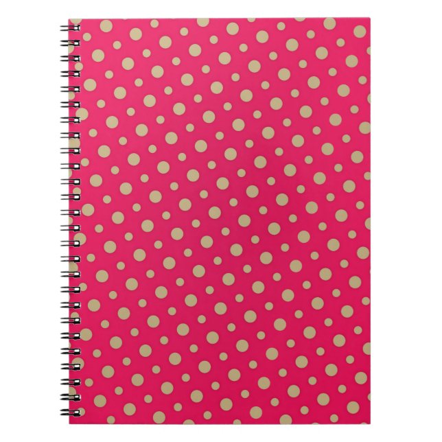 Carnet Motif de points 3 (Devant)