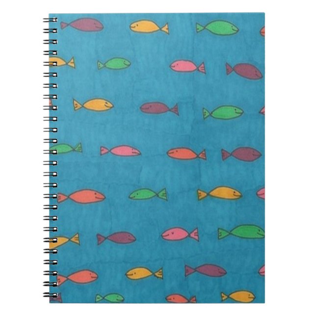 Carnet Motif de poisson (Devant)