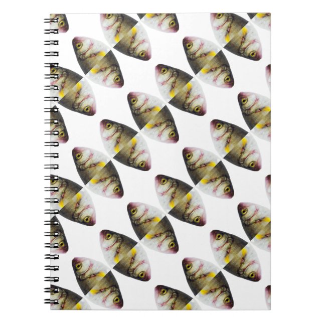 Carnet motif de poisson Abstrait (Devant)