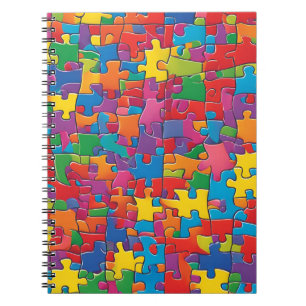 Carnet Motif de puzzle - Pour les esprits créatifs