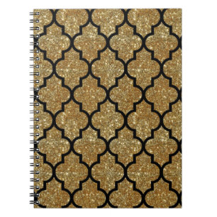 Carnet Motif de Quatrefoil de Marocaine de parties