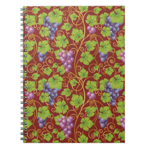 Carnet Motif de raisin