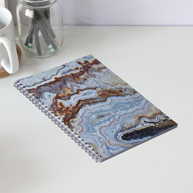 Carnet Motif de roche d'agate ajourée (In Situ)