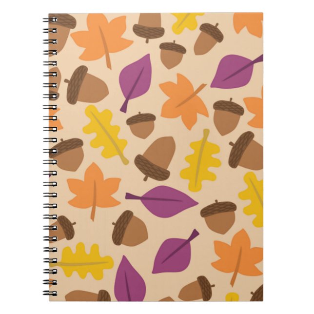 CARNET MOTIF DE SAISON AUTOMNE (Devant)