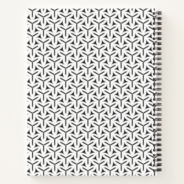 Carnet Motif de serveurs lame gothique (Dos)