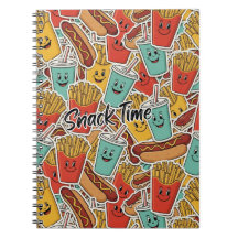 Motif de snack à emporter - Moment de la collation