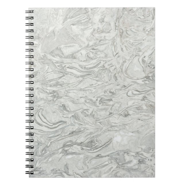 Carnet Motif de surface en marbre gris (Devant)