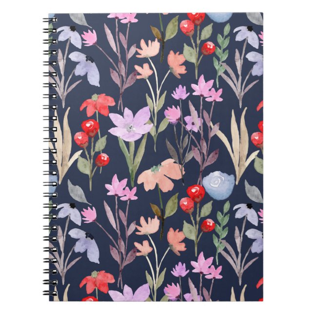 Carnet Motif de surface Florale Mode Botanique (Devant)