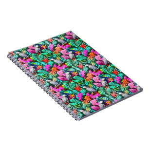 Carnet Motif de surface sans couture Jungle Dreams avec p