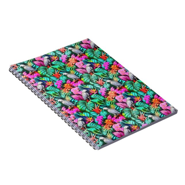 Carnet Motif de surface sans couture Jungle Dreams avec p (Côté Droit)