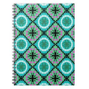 Carnet Motif de Suzani aux motifs ouzbek et kazakh