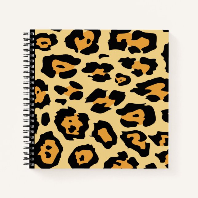 Carnet Motif de taches de guépard moderne (Devant)