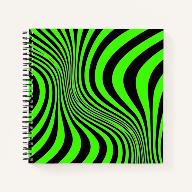 Carnet Motif de texture d'impression de peau de zèbre (Devant)
