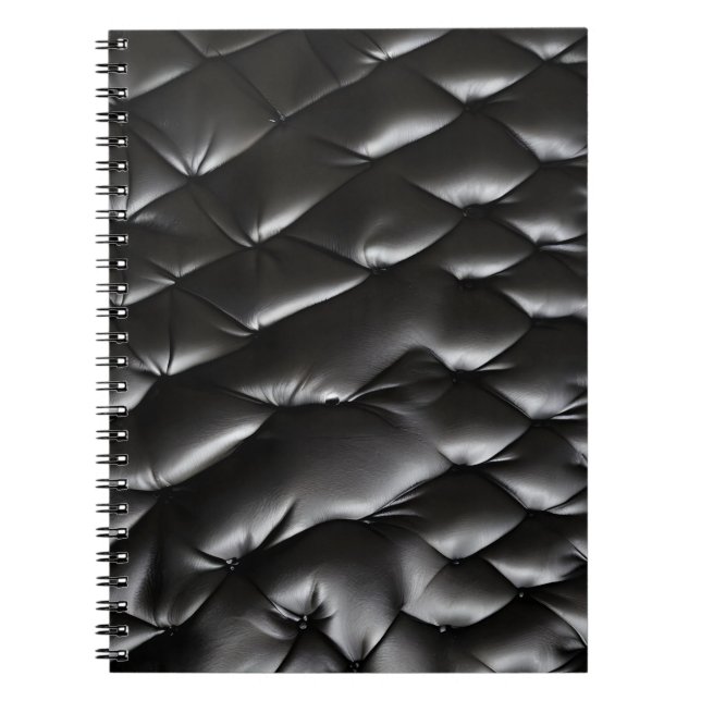 Carnet Motif de texture en cuir transparent (Devant)