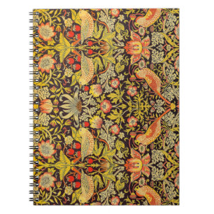 Carnet Motif de voleur de fraise de William Morris