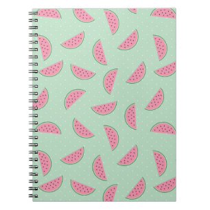 Carnet Motif d'éclaboussure de peinture de fruit tropical