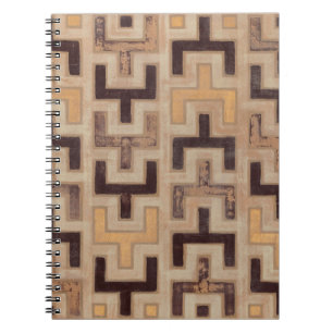 Carnet Motif décoratif de Mudcloth d'Africain
