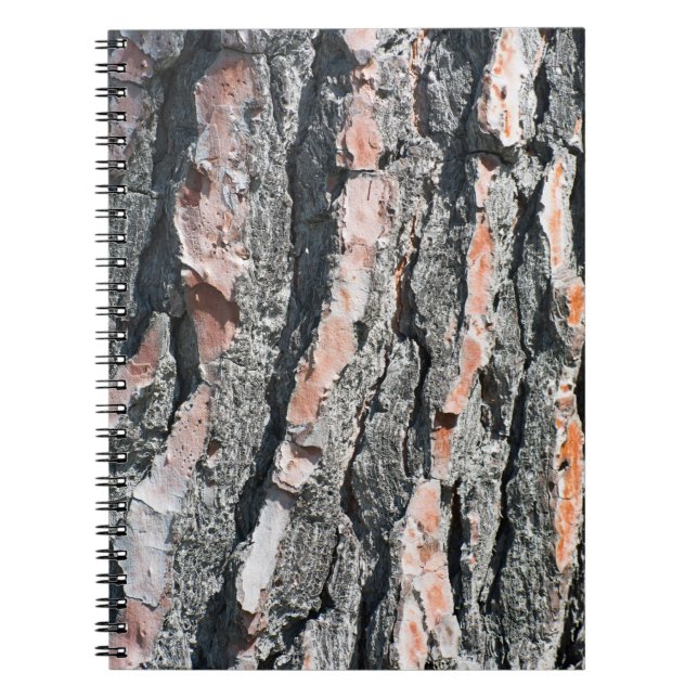 Carnet Motif d'écorce de pin (Devant)