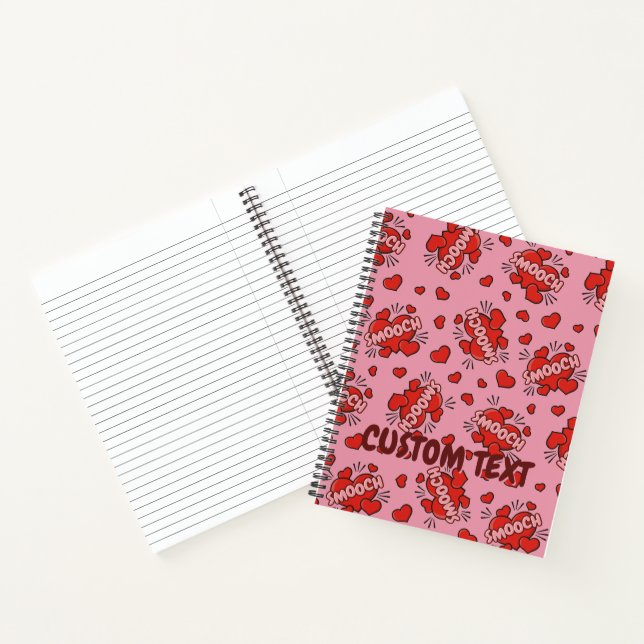 Carnet Motif d'effet sonore de bande dessinée (Intérieur)