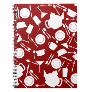 Carnet Motif d'éléments de cuisine