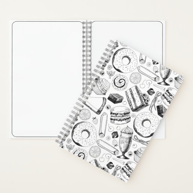 Carnet Motif délicieux (À l'intérieur)