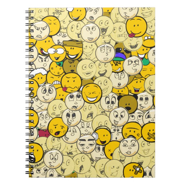 Carnet Motif d'Emoji (Devant)