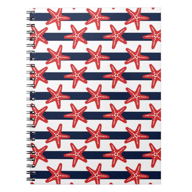 Carnet Motif Des Étoiles Et Des Stripes (Devant)