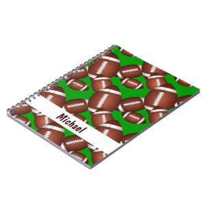 Carnet Motif des football