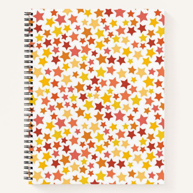 Carnet Motif d'étoiles (Devant)