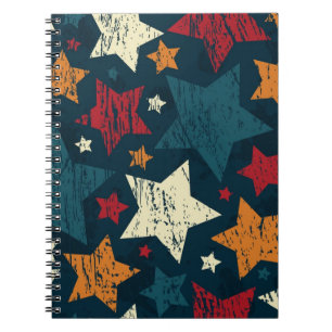 Carnet Motif d'étoiles
