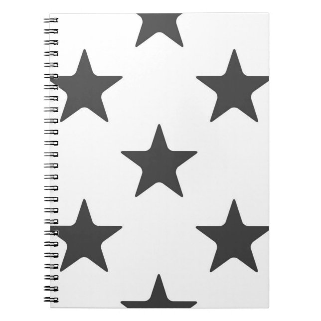Carnet Motif d'étoiles (Devant)